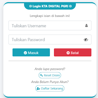 Register PGRI Luwu Utara - Persatuan Guru Republik Indonesia Cabang Luwu Utara